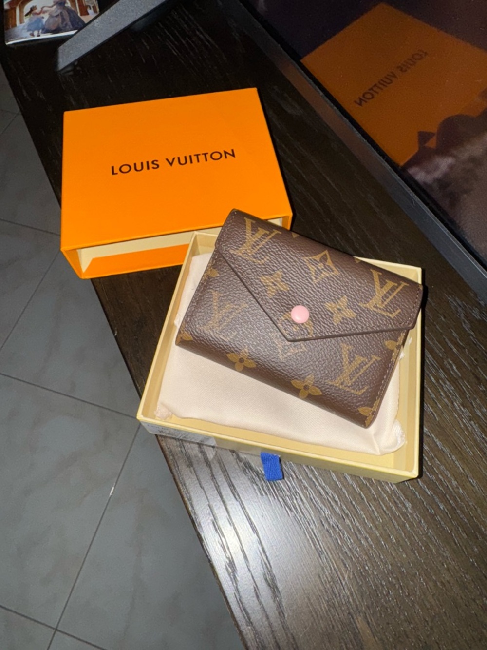 Louis Vuitton Brown Monogram Compact Wallet
